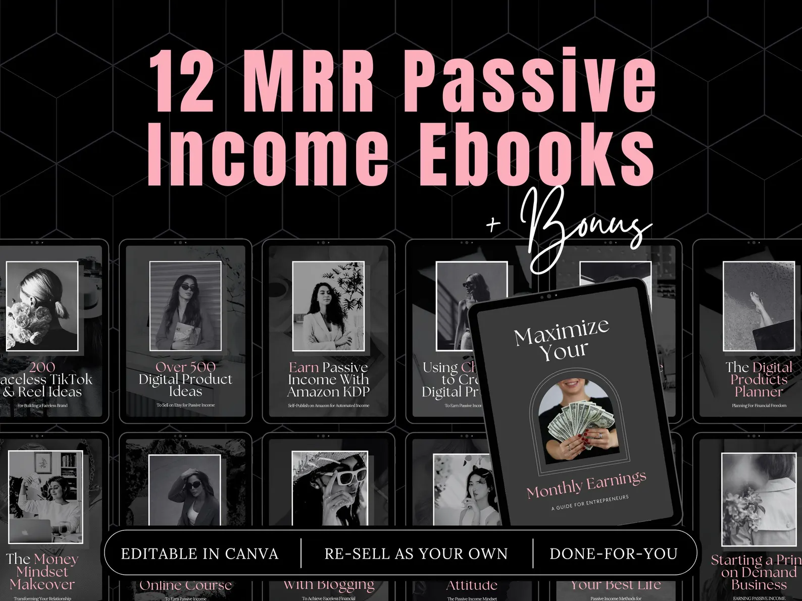Start Earning Today: Premium Passive Income eBook Bundle with Master Resell & PLR Rights