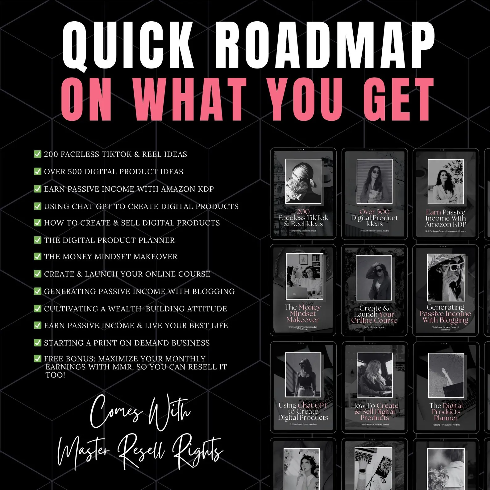 Start Earning Today: Premium Passive Income eBook Bundle with Master Resell & PLR Rights