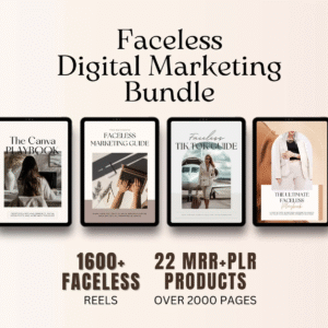22 Ready-to-Sell Faceless Digital Marketing Products with Master Resell Rights (DFY & Profit-Ready)