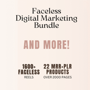 22 Ready-to-Sell Faceless Digital Marketing Products with Master Resell Rights (DFY & Profit-Ready)