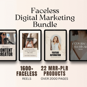 22 Ready-to-Sell Faceless Digital Marketing Products with Master Resell Rights (DFY & Profit-Ready)