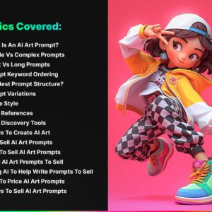 Master AI Art Prompts: A Complete 61-Page Guide to Creating & Selling Profitable AI Art