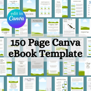 150 Canva eBook & Workbook Templates + How to Create Your Own eBook