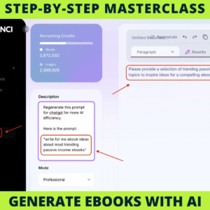 Create Profitable eBooks with AI: Complete Step-by-Step Masterclass + Videos