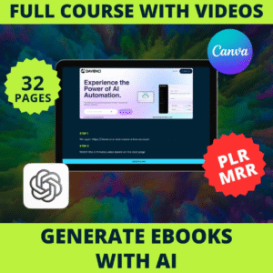 Create Profitable eBooks with AI: Complete Step-by-Step Masterclass + Videos