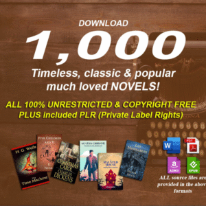 🔥 Unlock 1,000 Classic Novels – Instant Digital Collection with Private Label Rights