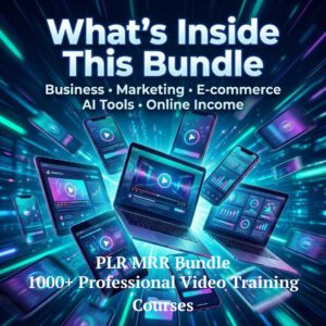 900+ Business & Marketing Video Courses Bundle (PLR/MRR) | Full Resell Rights