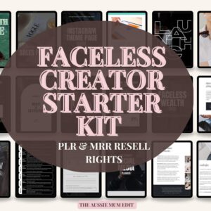 Faceless Wealth Starter Kit | PLR & MRR | DFY Passive Income