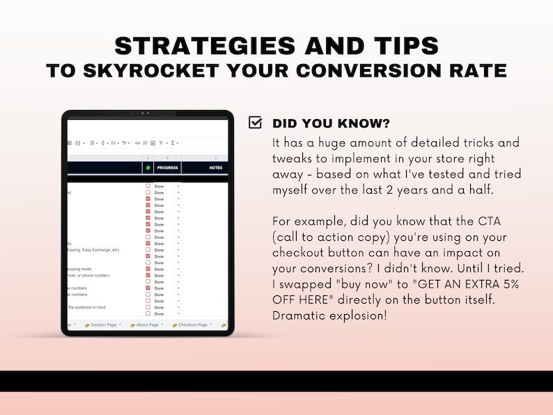 The 11% Conversion Blueprint: Ultimate E-commerce & Shopify Checklist Builder - Image 5