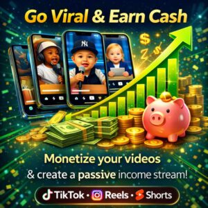 Viral AI Baby Empire: 300+ HD Shorts Bundle with PLR/MRR – Rebrand & Keep 100% Profits