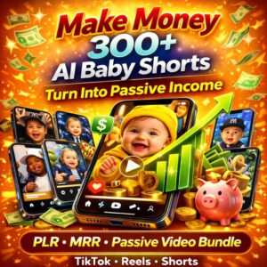 Viral AI Baby Empire: 300+ HD Shorts Bundle with PLR/MRR – Rebrand & Keep 100% Profits